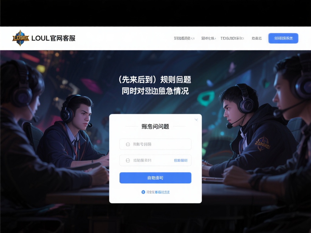 LOL官网客服团队通常按照 先来后到 的
