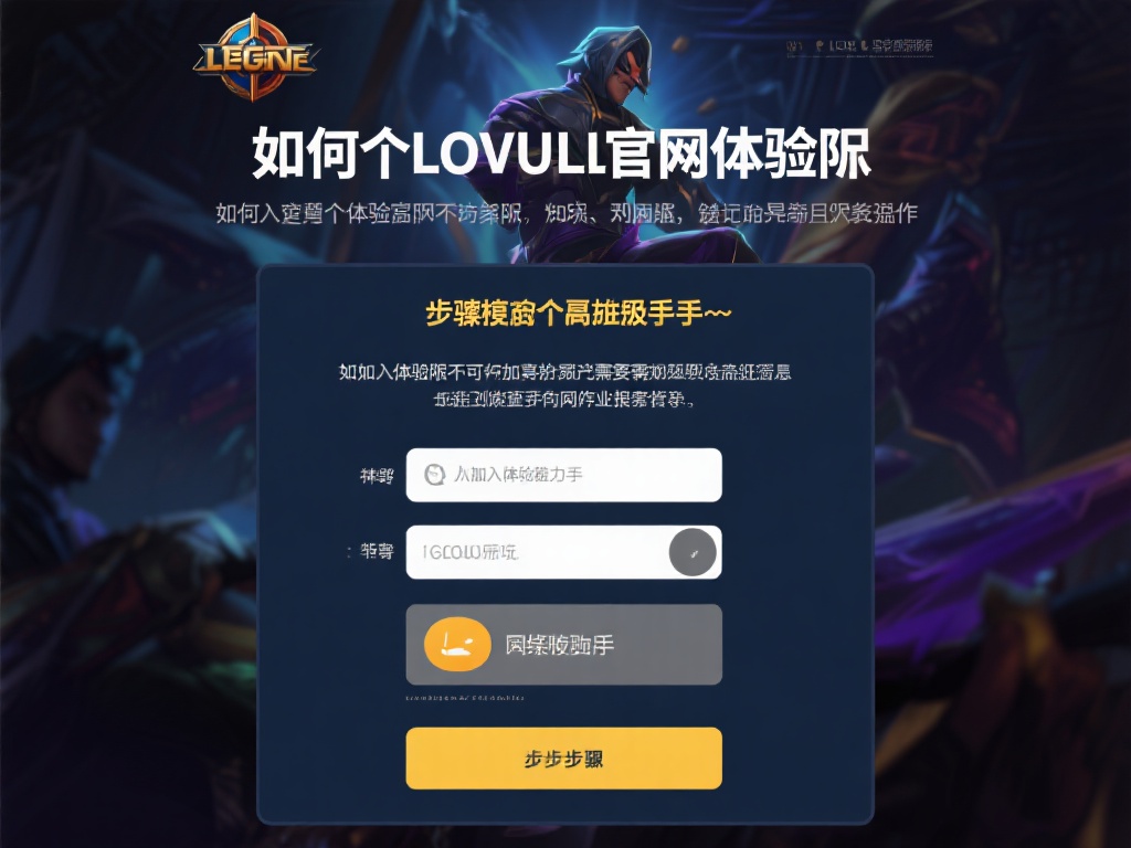 如何加入LOL官网体验服 步骤简单易上手