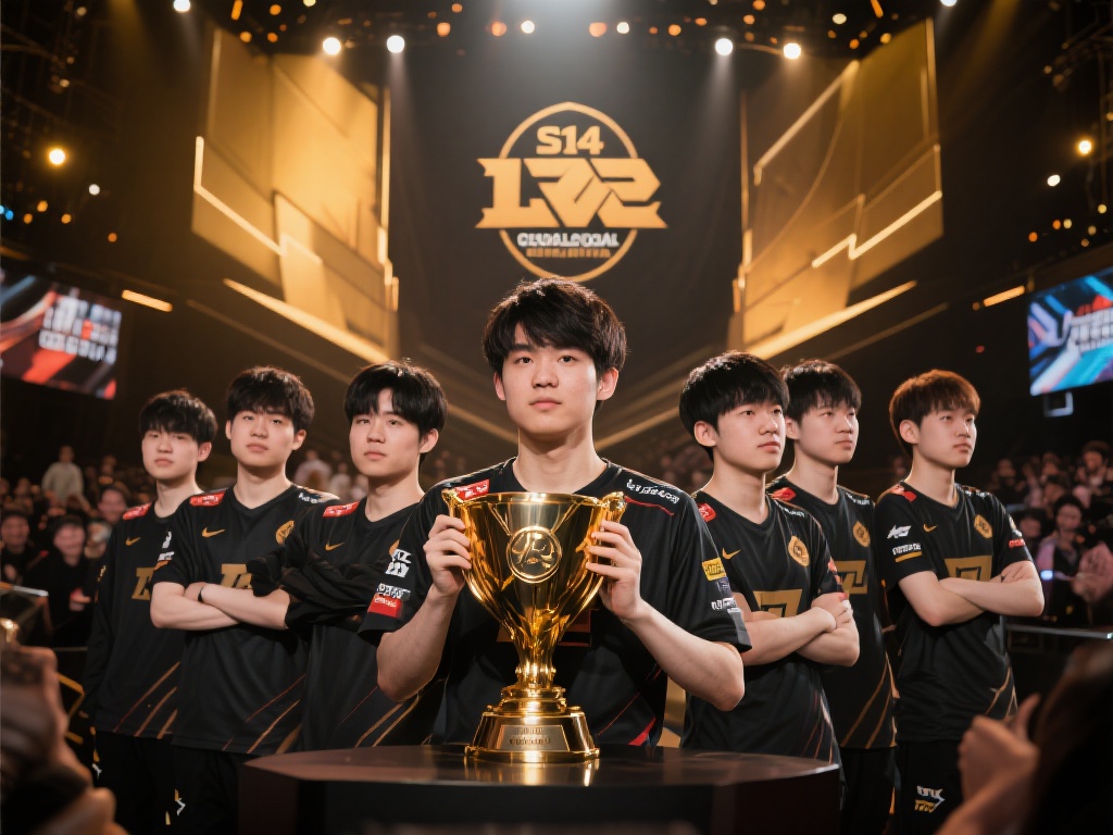 在英雄联盟S14全球总决赛的舞台上，每一